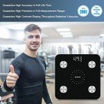 Smart Body Fat Scale with App - Black