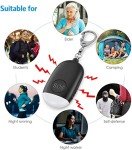 Personal Safety Alarm with LED Flashlight, Waterproof