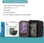 Upper Arm Blood Pressure Monitor with App Sync