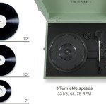 Crosley Voyager Bluetooth Vinyl Turntable - Sage