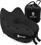 SNUGL Travel Pillow - Memory Foam Neck Cushion