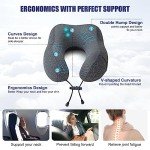 Jiancrate Travel Pillow: Memory Foam, Lightweight & Ergonomic