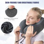Jiancrate Travel Pillow: Memory Foam, Lightweight & Ergonomic