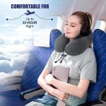 Jiancrate Travel Pillow: Memory Foam, Lightweight & Ergonomic