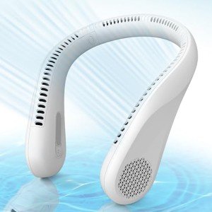 Rechargeable Bladeless Neck Fan with 360° Airflow