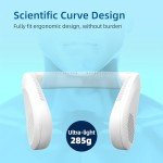 Rechargeable Bladeless Neck Fan with 360° Airflow
