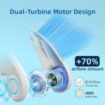 Rechargeable Bladeless Neck Fan with 360° Airflow