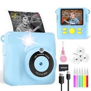 Kids Instant Print Digital Camera with Paper