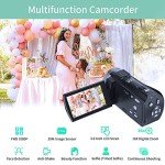 ORDRO FHD 1080P Night Vision Vlogging Camera