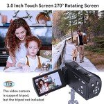 ORDRO FHD 1080P Night Vision Vlogging Camera