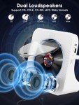 Bluetooth CD Player with HiFi Speakers and Timer
