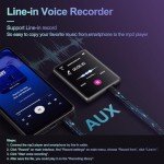 64GB Bluetooth MP3 Player with Touch Screen Features