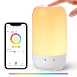 Smart WiFi Table Lamp with Voice Control