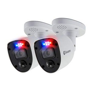 2-Pack Swann 4K HD Bullet Security Cameras