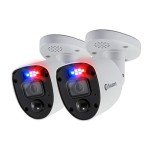 2-Pack Swann 4K HD Bullet Security Cameras
