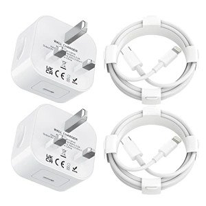 20W USB-C Fast Charger & 6FT Cable for iPhone