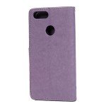 Light Purple PU Leather Flip Case for Huawei P Smart