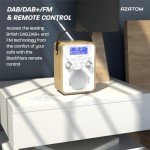Portable DAB+ FM Digital Radio with Bluetooth 5.0