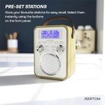 Portable DAB+ FM Digital Radio with Bluetooth 5.0