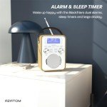 Portable DAB+ FM Digital Radio with Bluetooth 5.0