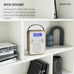Portable DAB+ FM Digital Radio with Bluetooth 5.0