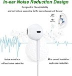 USB C Wired Earphones with Mic & Volume Control
