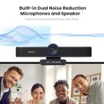 TONGVEO 4K Webcam with AI Auto Framing