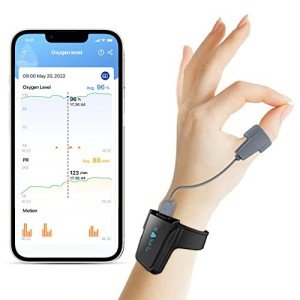 Bluetooth Blood Oxygen Monitor with Sleep Tracking