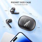 Bluetooth 5.3 Wireless Earbuds with Noise Cancelling