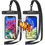 Waterproof Smartphone Case - 2 Pack, Touch Sensitive