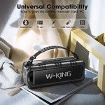 W-KING 60W Portable Bluetooth Speaker - Waterproof & Long Battery