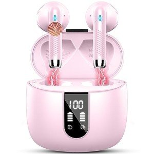 Bluetooth 5.3 Wireless Earbuds with Noise Cancelling