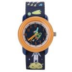 Colorful Cartoon Kids Waterproof Quartz Watch - Orange