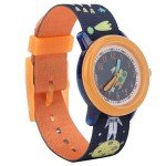Colorful Cartoon Kids Waterproof Quartz Watch - Orange