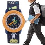 Colorful Cartoon Kids Waterproof Quartz Watch - Orange