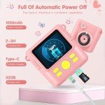 Kids Instant Camera for Ages 3-14, 1080P HD