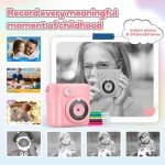 Kids Instant Camera for Ages 3-14, 1080P HD