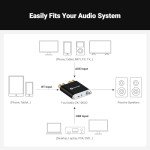 Fosi Audio ZK-1002D Mini Bluetooth Power Amplifier