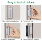 2-Pack Childproof Home Security Door Locks