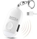 Compact Rechargeable Personal Alarm with LED Light