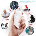 Compact Rechargeable Personal Alarm with LED Light