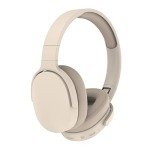 Fiauli Wireless Bluetooth Noise-Cancelling Headset - Beige