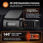 Road Angel Halo Ultra 4K Dash Cam - Front