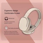 Fiauli Wireless Bluetooth Noise-Cancelling Headset - Beige