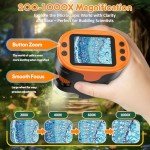 1000X Portable Digital Microscope for Kids