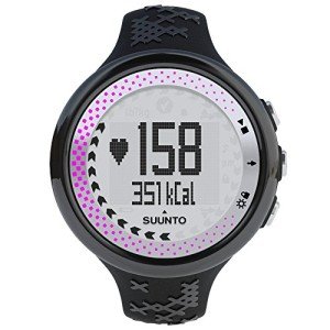 Suunto M5 Women's Fitness Watch Bundle - Black/Pink