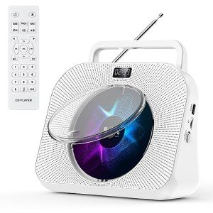 Gueray Bluetooth CD Player with Speakers and Timer