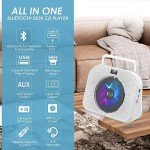 Gueray Bluetooth CD Player with Speakers and Timer