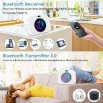 Gueray Bluetooth CD Player with Speakers and Timer
