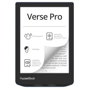 Blue PocketBook Verse Pro 634 E-Reader